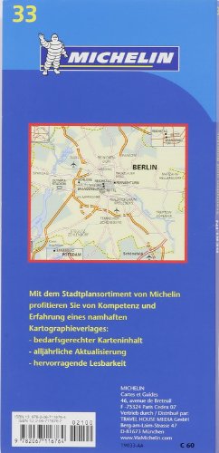 Berlin (Michelin Map #33) - Wide World Maps & MORE!