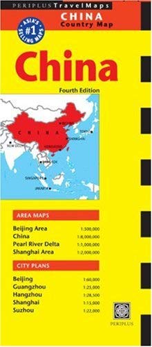 China Travel Map 4th Edition (Periplus Maps) - Wide World Maps & MORE! - Book - Brand: Periplus Editions - Wide World Maps & MORE!