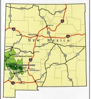Day Hikes & Rides Near the Gila Visitor Center, Wilderness Ranger District, Gila National Forest, New Mexico [Paper/Non-Laminated] - Wide World Maps & MORE! - Map - United States Department of Agriculture - Wide World Maps & MORE!