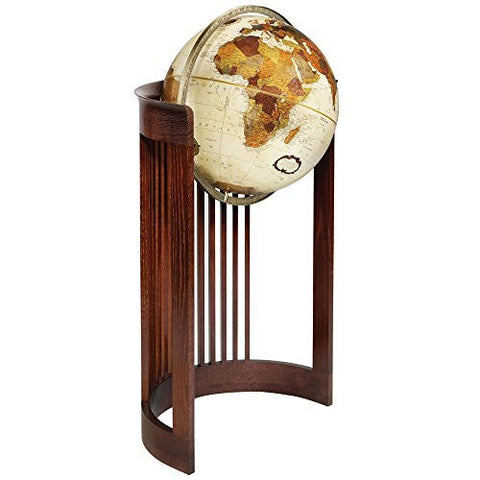 Replogle Globes Barrel Globe, Bronze Metallic Finish, 16-Inch Diameter - Wide World Maps & MORE! - Home - Replogle Globes - Wide World Maps & MORE!