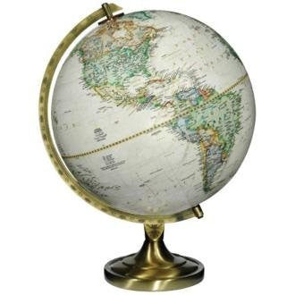 Grosvenor Brown Ocean 16½" High National Geographic Globe - Wide World Maps & MORE! - Home - Replogle Globes - Wide World Maps & MORE!