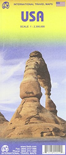 USA 1:2,300,000 Travel Map (International Travel Maps) - Wide World Maps & MORE! - Book - ITMB Publishing - Wide World Maps & MORE!