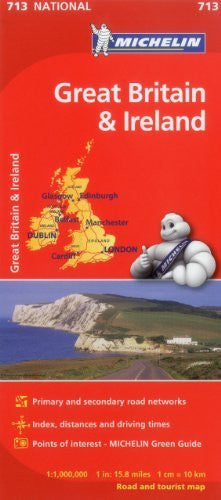 Michelin Great Britain & Ireland Map 713 (National) [Oct 15, 2017] - Wide World Maps & MORE! - Map - Michelin Travel & Lifestyle - Wide World Maps & MORE!