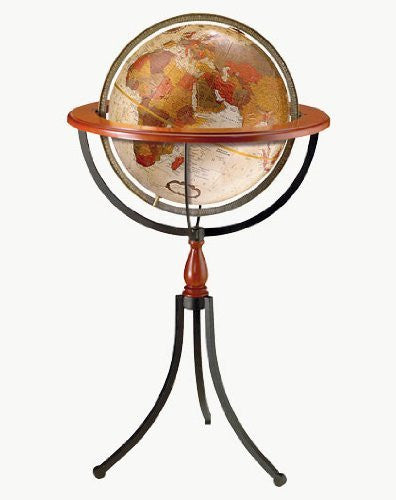 Replogle Globes Santa Fe Globe, Bronze Metallic Finish, 16-Inch Diameter - Wide World Maps & MORE! - Home - Replogle Globes - Wide World Maps & MORE!