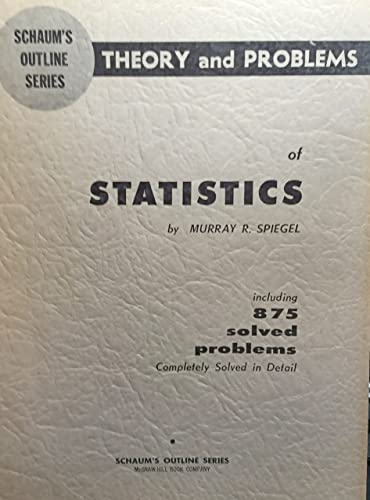 Schaum's Outline of Theory and Problems of Statistics - Wide World Maps & MORE!