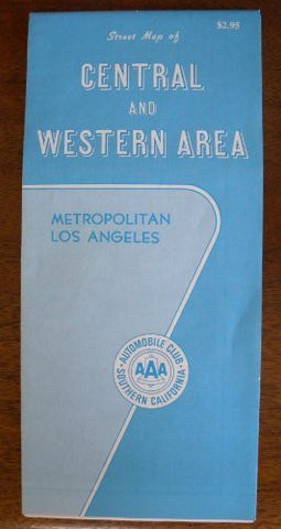 Central and western area, metropolitan Los Angeles - Wide World Maps & MORE! - Book - Wide World Maps & MORE! - Wide World Maps & MORE!