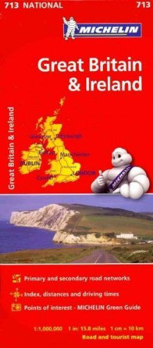 Michelin Map Great Britain & Ireland National 713 - Wide World Maps & MORE! - Map - Michelin Travel & Lifestyle - Wide World Maps & MORE!