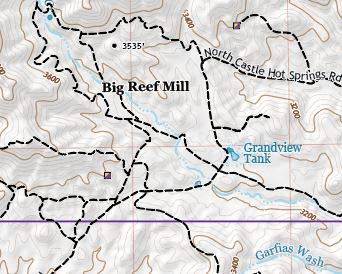 Garfais Mountain, Arizona / Off-Road Series - Wide World Maps & MORE!