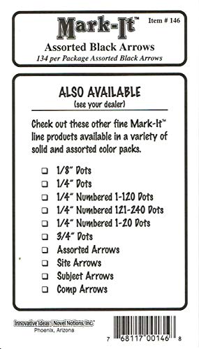 Assorted Black Arrows - Wide World Maps & MORE! - Office Product - Mark-It - Wide World Maps & MORE!