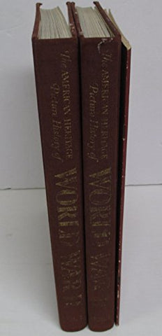 The American Heritage Picture History of World War II - Volumes 1 and 2 (A Two-Volume Set) - Wide World Maps & MORE!