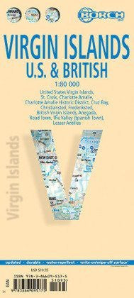 Berndtson & Berndtson Virgin Islands Map - Wide World Maps & MORE! - Map - Borch - Wide World Maps & MORE!