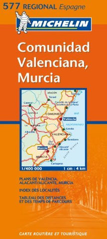 Michelin Map Spain Eastern: Comunidad Valenciana, Murcia 577 - Wide World Maps & MORE! - Book - Wide World Maps & MORE! - Wide World Maps & MORE!