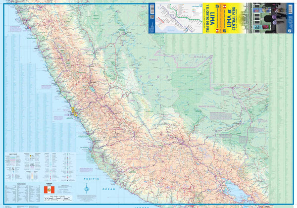 Lima & Central Peru - Wide World Maps & MORE! - Map - International Travel Maps - Wide World Maps & MORE!