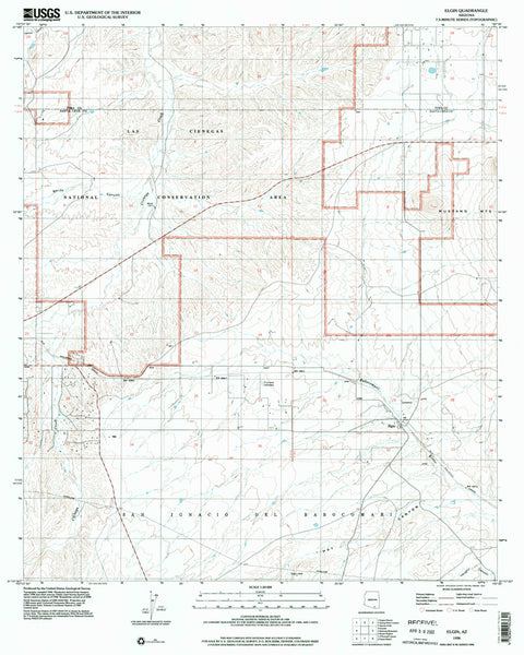 ELGIN, Arizona 7.5' - Wide World Maps & MORE! - Map - Wide World Maps & MORE! - Wide World Maps & MORE!