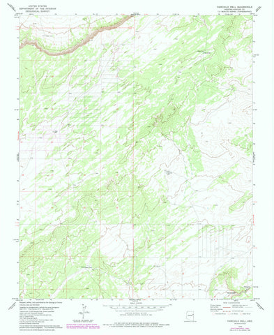 Fairchild Well, Arizona (7.5'×7.5' Topographic Quadrangle) - Wide World Maps & MORE! - Map - Wide World Maps & MORE! - Wide World Maps & MORE!