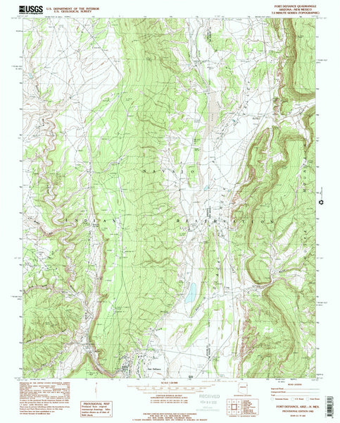 FORT DEFIANCE, Arizona-New Mexico 7.5' - Wide World Maps & MORE! - Map - Wide World Maps & MORE! - Wide World Maps & MORE!