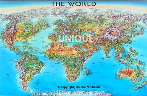 The World Laminated Map - Wide World Maps & MORE! - Book - Wide World Maps & MORE! - Wide World Maps & MORE!