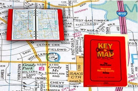 Key Map of Houston Harris County Atlas - Wide World Maps & MORE! - Book - Wide World Maps & MORE! - Wide World Maps & MORE!