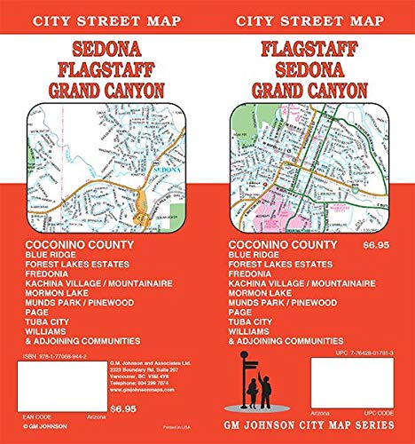 Flagstaff / Sedona / Grand Canyon, Arizona Street Map - Wide World Maps & MORE! - Book - Wide World Maps & MORE! - Wide World Maps & MORE!