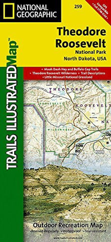 Theodore Roosevelt National Park (National Geographic Trails Illustrated Map) - Wide World Maps & MORE! - Book - National Geographic Maps - Wide World Maps & MORE!