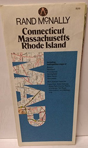 Connecticut, Massachusetts, Rhode Island, map: Including metropolitan maps of Boston, Hartford, Providence ... with special features ... and mileage log - Wide World Maps & MORE! - Book - Wide World Maps & MORE! - Wide World Maps & MORE!