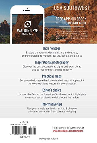 Insight Guides USA Southwest (Travel Guide with Free eBook) - Wide World Maps & MORE!