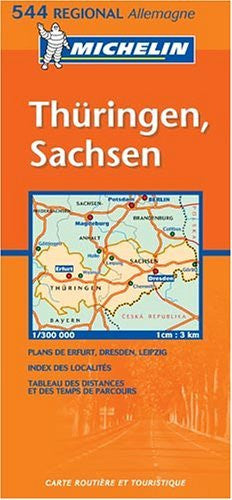 Michelin Germany Mideast: Allemagne Centre-Est (Michelin Map) - Wide World Maps & MORE! - Book - Wide World Maps & MORE! - Wide World Maps & MORE!