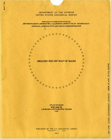 Shaded Relief Map of Mars (Atlas of Mars, I-810) - Wide World Maps & MORE!
