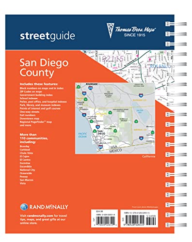 Thomas Guide: San Diego County Street Guide 61st Edition (English and Spanish Edition) - Wide World Maps & MORE!
