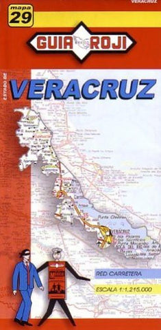 Veracruz State Map by Guia Roji (Spanish Edition) - Wide World Maps & MORE! - Book - Guia Roji - Wide World Maps & MORE!