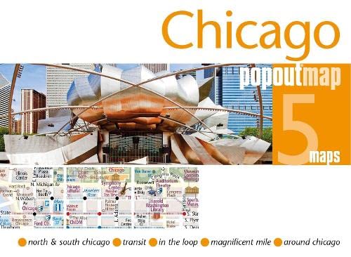 Chicago PopOut Map (Popout Maps) Maps, PopOut - Wide World Maps & MORE!