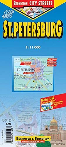 St. Petersburg Laminated Map (B&B) - Wide World Maps & MORE! - Book - Wide World Maps & MORE! - Wide World Maps & MORE!