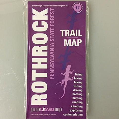 Rothrock Trail Map: Pennsylvania State Forest - Wide World Maps & MORE! - Book - Wide World Maps & MORE! - Wide World Maps & MORE!