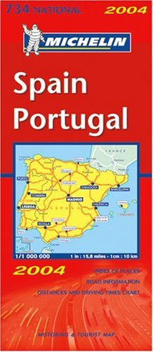 Michelin Spain & Portugal Map No. 734 (Michelin Maps) - Wide World Maps & MORE! - Book - Wide World Maps & MORE! - Wide World Maps & MORE!