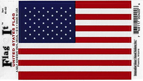 Vinyl Decal- United States Flag 1-Pack - Wide World Maps & MORE! - Automotive Parts and Accessories - Flag It - Wide World Maps & MORE!