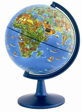 Round World Products 6" Illustrated Globe - Wide World Maps & MORE! - Toy - ROUND WORLD PRODUCTS - Wide World Maps & MORE!