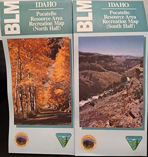 Pocatello Idaho Recreation Map Set (North and South Half) - Wide World Maps & MORE!