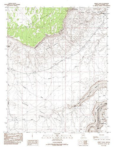 Emmett Wash, Arizona 7.5' - Wide World Maps & MORE!