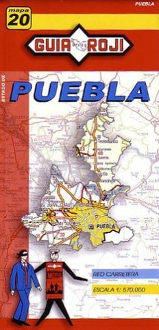 Puebla State Map Guia Roji (Spanish Edition) - Wide World Maps & MORE! - Book - Guia Roji - Wide World Maps & MORE!