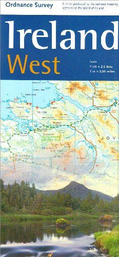 Ireland West Map 1:250 000 OS (Irish Maps, Atlases and Guides) - Wide World Maps & MORE!