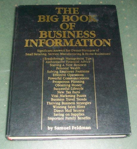 The big book of business information - Wide World Maps & MORE! - Book - Wide World Maps & MORE! - Wide World Maps & MORE!