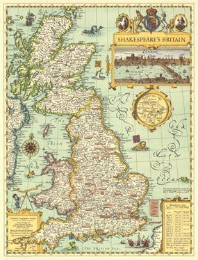 Shakespeare's Britain - Wide World Maps & MORE! - Map - National Geographic Maps - Wide World Maps & MORE!