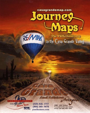 Casa Grande, Arizona: The FUNctional Map in the Casa Grande Valley (Journey Maps: The FUNctional Map) - Wide World Maps & MORE! - Book - Wide World Maps & MORE! - Wide World Maps & MORE!