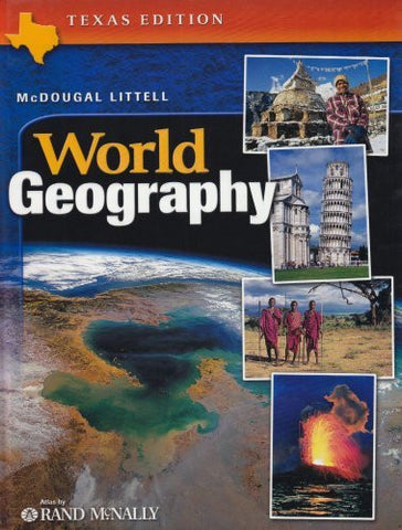 McDougal Littell World Geography Texas: Student Edition Grades 9-12 2003 - Wide World Maps & MORE! - Book - Brand: MCDOUGAL LITTEL - Wide World Maps & MORE!
