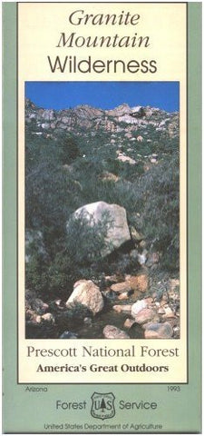 Granite Mountain Wilderness, Prescott National Forest, Arizona - Wide World Maps & MORE! - Map - United States Department of Agriculture - Wide World Maps & MORE!