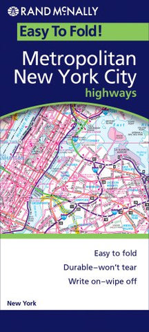 Rand McNally Metropolitan New York City, New York: Highways (Easyfinder Maps) - Wide World Maps & MORE! - Book - Rand McNally - Wide World Maps & MORE!
