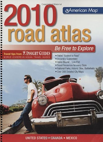 American Map United States Road Atlas 2010 Standard (Road Atlas: United States, Canada, Mexico (Spiral)) (United States Road Atlas Including Canada and Mexico) - Wide World Maps & MORE! - Book - Brand: American Map Company - Wide World Maps & MORE!