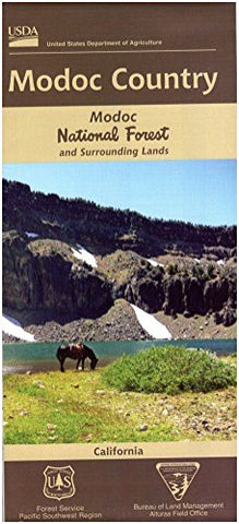 Map: Modoc National Forest - Wide World Maps & MORE! - Book - Wide World Maps & MORE! - Wide World Maps & MORE!