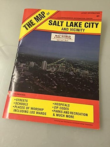 THE MAP of Salt Lake City and Vicinity - Wide World Maps & MORE! - Book - Wide World Maps & MORE! - Wide World Maps & MORE!