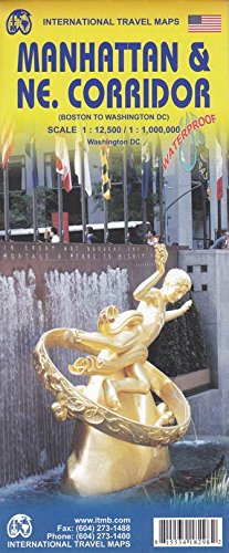 Manhattan / Northeast Corridor 1:12.5K/1M (SERIE INTERNAT - 1/12.500) (French Edition) - Wide World Maps & MORE! - Map - ITM - Wide World Maps & MORE!